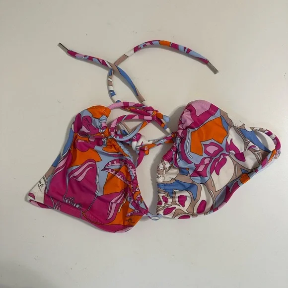 Emilio Pucci Vibrant Pink and Orange Bikini Women’s Size 44 - Picture 2 of 11